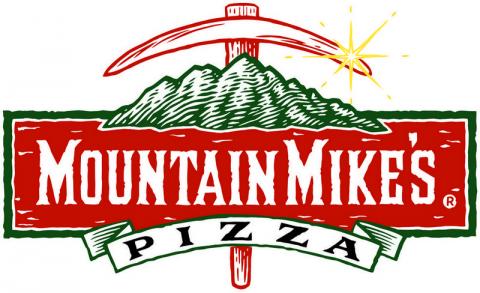 Logo for mountain Mikes Pizza which is setting up shop in Humboldt